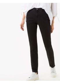 Brax Damen Five-Pocket-Hose Style CAROLA, denim schwarz, Gr. 36L