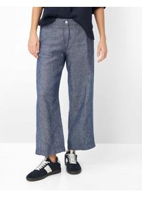 Brax Damen Culotte Style MAINE S INDIGO MOOD, Blau, Gr. 44