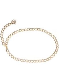 Ketteng&uuml;rtel "Kora", Damen, Gr. onesize, gold, Metall, Collezione Alessandro, unifarben, Basic, G&uuml;rtel, einfache Kettenglieder mit M&uuml;nze am Ende