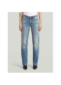 G-Star Raw 5-Pocket-Jeans G-STAR "G-Straight Jeans", Herren, Gr. 34, L&auml;nge 34, faded blau halite, Obermaterial: 79% Baumwolle, 20% Baumwolle, 1% Elasthan, Jeans 5-Pocket-Jeans