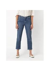 7/8-Jeans Toni "Liv 7/8", Damen, Gr. 40, N-Gr, blau bleached used, Denim/Jeans, Obermaterial: 88% Baumwolle, 10% Polyester, 2% Elasthan, regular fit kn&ouml;chelfrei, Jeans, Regular-Fit, mit Stretch