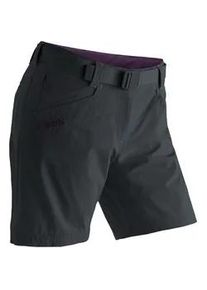 Funktionsshorts Maier Sports "Lulaka Shorts", Damen, Gr. 52, Normalgr&ouml;&szlig;en, schwarz, 90% Polyamid, 10% Elasthan, Hosen, Damen Shorts, kurze Wanderhose, Outdoorhose mit 4 Taschen, Regular Fit