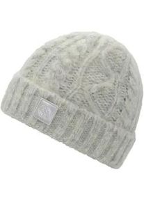 Beanie Chillouts "Rory Hat", Damen, grau (light grau), Obermaterial: 54% Polyacryl, 41% Polyamid, 5% Alpaka, unifarben, M&uuml;tzen Beanie, Beanie mit Zierstrick