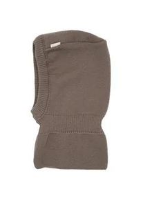 Schlupfm&uuml;tze MaxiMo, Jungen, Gr. 51, grau (taupe), Strick, Wolle, unifarben, M&uuml;tzen, aus Wolle