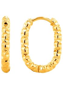 Paar Creolen Lady, gold (goldfarben), Ohrringe, Damen, Paar Creolen