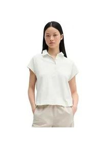 Marc O'Polo Poloshirt MARC O'POLO, Damen, Gr. M, grau wei&szlig;, Jersey, Obermaterial: 100% Baumwolle, oversize, Shirts, oversized, aus leichtem Jersey