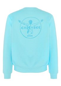 Sweatshirt Chiemsee, M&auml;dchen, Gr. 170/176, tropical breeze, 80% Baumwolle, 20% Polyester, Rundhals, Sweatshirts Sweatshirt