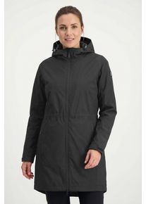 Funktionsparka Killtec "KOS 35 WMN PRK", Damen, Gr. 42, schwarz, Obermaterial: 100% Polyester. Futter: 100% Polyester, Jacken Funktionsparka, mit verstellbarer Kapuze, wasserdicht, winddicht, atmungsaktiv