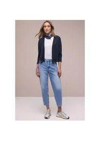 Cardigan Street One, Damen, Gr. 34, shadowed navy, Stoff, 60% Viskose, 40% Polyester, unifarben, normal normal, ohne Ausschnitt, abgesteppt, Strickjacken, Feinstrick