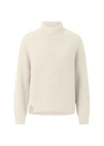 Rollkragenpullover RICHROYAL, Damen, Gr. L, pearl wei&szlig;, Strick, Obermaterial: 35% Polyamid, 30% Wolle, 30% Viskose, 5% Kaschmir, Rippb&uuml;ndchen, Pullover Rollkragenpullover, mit Seitenschlitzen, locker geschnitten, zeitlos