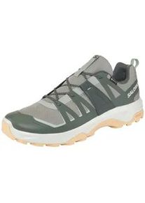 Wanderschuh Salomon "EXTEND 2 GORE-TEX", Herren, Gr. 44,5, monument, urban chic, sea foam, Synthetik, Textil, Schuhe Wanderschuh, wasserdicht