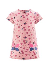Sommerkleid happy girls "M&auml;dchenkleid", M&auml;dchen, Gr. 80, EURO-Gr&ouml;&szlig;en, powder pink, Stoff, 100% Baumwolle, normal, Kleider Sommerkleid