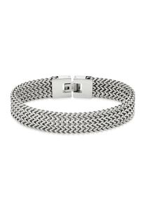 Edelstahlarmband "Schmuck Geschenk Meshkettengliederung", edelstahlfarben, ANISTON JEWELRY & WATCHES, Armb&auml;nder, Damen, 19cm, Edelstahl, Edelstahlarmband