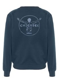 Sweatshirt Chiemsee, M&auml;dchen, Gr. 134/140, total eclipse, 80% Baumwolle, 20% Polyester, Rundhals, Sweatshirts Sweatshirt