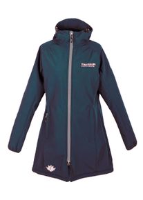 Softshellmantel DEPROC Active "Grizzly Peak Women", Damen, Gr. 40 (M), blau, 96% Polyester; 4% Elasthan, mit verstellbarem Klettverschluss, M&auml;ntel Softshellmantel, auch in Gro&szlig;en Gr&ouml;&szlig;en erh&auml;ltlich