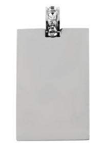 Adelia&acute;s Kettenanh&auml;nger ADELIA&acute;S "Damen Anh&auml;nger aus Edelstahl mit Strass Steinchen", silber, Schmuckanh&auml;nger, Damen, Edelstahl, Kettenanh&auml;nger