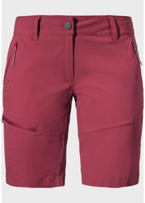 Sch&ouml;ffel Shorts SCH&Ouml;FFEL "Shorts Toblach2", Damen, Gr. 42, Normalgr&ouml;&szlig;en, rot (3750, rot), Oberstoff: 89% Nylon, 11% Elasthan, Hosen Shorts