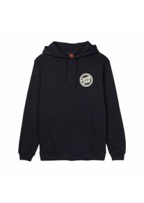 Kapuzenpullover Santa Cruz "LOCO DOT HOOD", Herren, Gr. L, schwarz, Obermaterial: 80% Baumwolle, 20% Polyester, Pullover Kapuzenpullover, f&uuml;r Erwachsene, sportlicher Stil, f&uuml;r sportliche Aktivit&auml;ten