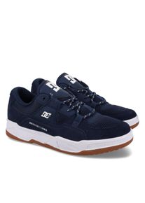Sneaker DC Shoes "Construct", Herren, Gr. 5,5(37,5), blau (navy, blau), Obermaterial:54.6% Leder, 20.9% Synthetikmaterial, 25.5% Microfaser;, Schuhe Sneaker