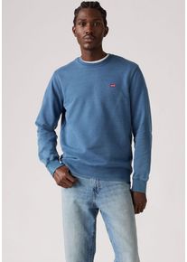 Levi's Sweatshirt LEVI'S "SWEATSHIRT NEW ORIGINAL CREW", Herren, Gr. M, true indigo mid indigo french terry, angeraute Sweatware, Obermaterial: 100% Baumwolle, normal normal, Rundhals, Rippb&uuml;ndchen, Sweatshirts Sweatshirt, Innen weich angeraut