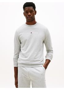 Sweatshirt "TRACK TOP", Herren, Gr. M (50), ice grau heather p08, Sweatware, Obermaterial: 50% Baumwolle, 50% Polyester, Tommy Hilfiger Underwear, unifarben, regular fit h&uuml;ftbedeckend, Rundhals, Rippb&uuml;ndchen, Sweatshirts Sweatshirt, Loungesweatshirt, Rundhals, regular fit, schlichtes Design