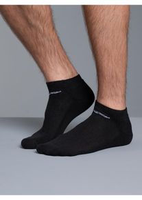 F&uuml;&szlig;linge TRIGEMA "TRIGEMA Sneaker-Socken im Doppelpack", Herren, Gr. 35-38, schwarz, Baumwollmischung, Socken F&uuml;&szlig;linge