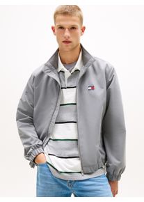 Blouson Tommy Jeans "TJM ESSENTIAL", Damen, Gr. 3XL, gravel grau, Web, Obermaterial: 100% Polyester, normal, elastischer Bund, Jacken Blouson