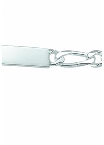 Adelia&acute;s Silberarmband ADELIA&acute;S "925 Silber Figaro Armband 21 cm &Oslash; 4,5 mm" Gr. 21, silber, Armb&auml;nder, Damen, Silber 925 (Sterlingsilber), Silberarmband