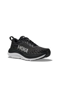 Laufschuh Hoka One One "GAVIOTA 5", Gr. 45, schwarz, wei&szlig;, Synthetik, Textil, mehrfarbig, Schuhe Laufschuh