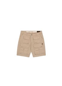 Shorts Alpha Industries "Battle Short", Herren, Gr. 36, Normalgr&ouml;&szlig;en, beige (vintage sand), Obermaterial: 100% Baumwolle, Hosen Shorts