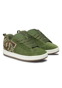 Sneaker DC Shoes "Court Graffik", Herren, Gr. 11,5(45), wei&szlig; (olive, sanftes wei&szlig;), Obermaterial:57.05% Leder, 28.2% Synthetikmaterial, 13.87% Microfaser, 0.88% Textil;, Schuhe Sneaker