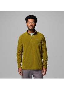 Fleecepullover Columbia "KLAMATH RANGE II HALF ZIP", Herren, Gr. S (46), mossy gr&uuml;n, Fleece, Obermaterial: 100% Polyester, abgesteppt, Sweatshirts Fleecepullover, f&uuml;r Outdoor-Abenteuer und Wandern, atmungsaktiv, schnell trocknend