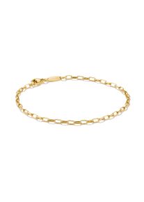Armband Thomas Sabo "Paperclip-Armband" Gr. 19, gold (gelbgoldfarben), Armb&auml;nder, Damen, 19, Silber 925 (recycelt), Armband
