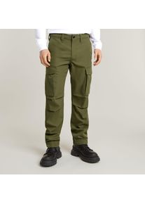 G-Star Raw Cargohose G-STAR "Core Regular Cargo", Herren, Gr. 32, L&auml;nge 32, gr&uuml;n (olive), Web, Obermaterial: 65% Polyester, 35% Elastomultiester, straight fit lang, Hosen Cargohose