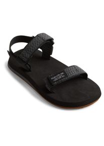 Sandale Quiksilver "Monkey Caged", Jungen, Gr. 3(34), schwarz (schwarz, grau, schwarz), Obermaterial: Textil / Futter: Textil / Au&szlig;ensohle: Moosgummi, Schuhe Sandale