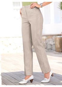 Schlupfjeans Classic Basics, Damen, Gr. 265, Extrakurzgr&ouml;&szlig;en, grau (stein), 96% Baumwolle, 4% Elasthan, unifarben, lang, Jeans Schlupfjeans