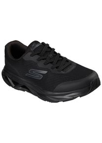 Slip-On Sneaker Skechers "GLIDE-STEP VORTEX-AVALIN", Damen, Gr. 45, schwarz, Lederimitat, Textil, unifarben, Schuhe Slip-On Sneaker, Laufschuh, Sportschuh mit Ultra Light Cushioning