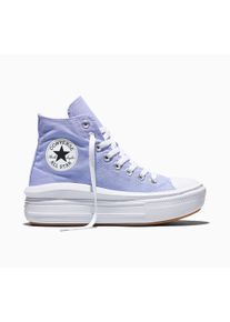 Sneaker Converse "CHUCK TAYLOR ALL STAR MOVE PLATFOR", Damen, Gr. 39, very peri, wei&szlig;, schwarz, Textil, Schuhe Sneaker