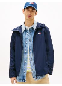 Outdoorjacke Tommy Jeans "TJM OUTDOOR SHELL", Damen, Gr. S, schwarz night navy, Web, Obermaterial: 100% Nylon, regular fit normal, Rundhals, eingesetzt elastischer Bund, Jacken Outdoorjacke, Windsheeter Windjacke Packable Fahrradjacke Regular fit mit Kapuze