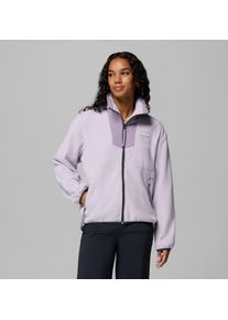 Fleecejacke Columbia "SEQUOIA GROVE FULL ZIP FLEECE", Damen, Gr. S (34/36), lavender pearl, shale lila, Obermaterial: 100% Polyester, Jacken Fleecejacke, sportlicher Stil, f&uuml;r Wandern und Trekking, bequem