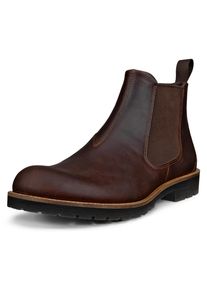 Chelseaboots Ecco "Jamestown", Herren, Gr. 41, braun, Nubukleder, Schuhe Chelseaboots, Schlupfboots, Stiefelette, Business-Boots mit Stretcheins&auml;tze