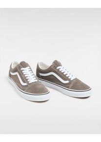 Sneaker Vans "Old Skool", Damen, Gr. 45, bungee cord, Leder, Schuhe Sneaker, mit kontrastfarbenem Logo an der Ferse