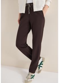 Stoffhose Cecil "Style Tracey", Herren, Gr. XXL (46), L&auml;nge 28, macchiato braun, Web, Obermaterial: 61% Viskose, 32% Polyamid, 7% Elasthan. Futter: 100% Polyester, unifarben, regular fit lang, Hosen Stoffhose, mit elastischem Bund
