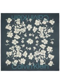 Modetuch Calvin Klein "ALLOVER FLORAL SQUARE SCARF", Damen, key largo, Web, Viskosemischung, gebl&uuml;mt, gemustert, mehrfarbig, Modet&uuml;cher Modetuch, Mit Blumenmuster f&uuml;r einen schicken Auftritt
