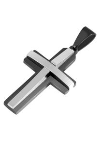 Adelia&acute;s Kreuzanh&auml;nger ADELIA&acute;S "Unisex Anh&auml;nger &iquest; Kreuz Kreuzanh&auml;nger aus Edelstahl", silber, Schmuckanh&auml;nger, Damen, Edelstahl, Kreuzanh&auml;nger