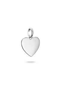 Charm Herz Thomas Sabo "Charm Herz - Connect", silber (silberfarben), Charms, Damen, Silber 925 (recycelt), Charm Herz