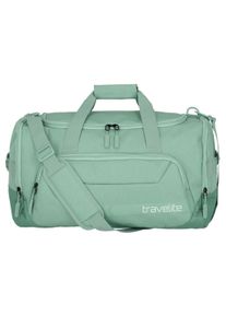 Reisetasche Travelite "KICK OFF, verschiedene Gr&ouml;&szlig;en und Farben", Damen, Gr. B/H/T: 50cm x 29cm x 30cm, gr&uuml;n (salbei), Polyester, unifarben, Taschen Reisetasche, Reisegep&auml;ck Sporttasche Freizeittasche mit Aufsteckfunktion