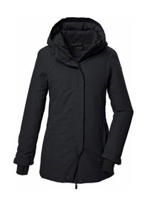 Parka Killtec "KOW 93 WMN PKR", Damen, Gr. 44, schwarz, Obermaterial: 100% Polyester;Futter: 100% Polyamid;F&uuml;llung: 100% Polyester, Jacken Parka, Wasser- und winddichter Damenparka, atmungsaktiv, recyceltes Material