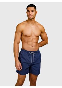 Badeshorts Brunotti "HESTER MEN SWIM SHORTS", Herren, Gr. XXL, N-Gr, indigo blau, Obermaterial: 100% Polyester. Futter: 100% Polyester, Badehosen Badeshorts, mit Taschen, sportliche Schnittform, schnelltrocknendes Material