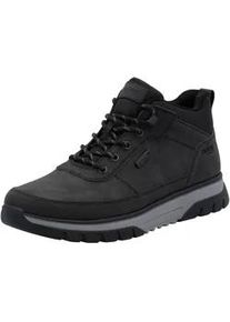 Schn&uuml;rboots Rieker, Herren, Gr. 44, schwarz, Lederimitat, Textil, unifarben, Schuhe Schn&uuml;rboots, Outdoorboots, Sneakerboots mit wasserabweisender TEX-Membran